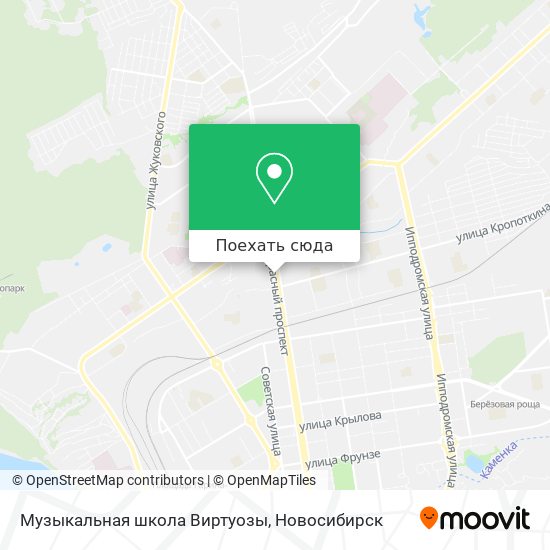 Карта Музыкальная школа Виртуозы