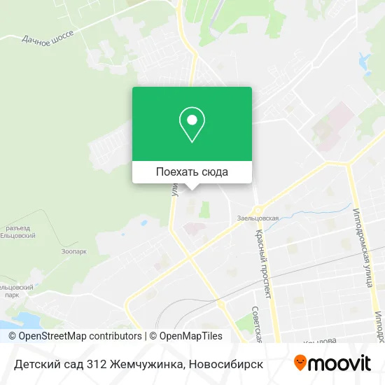Карта Детский сад 312 Жемчужинка