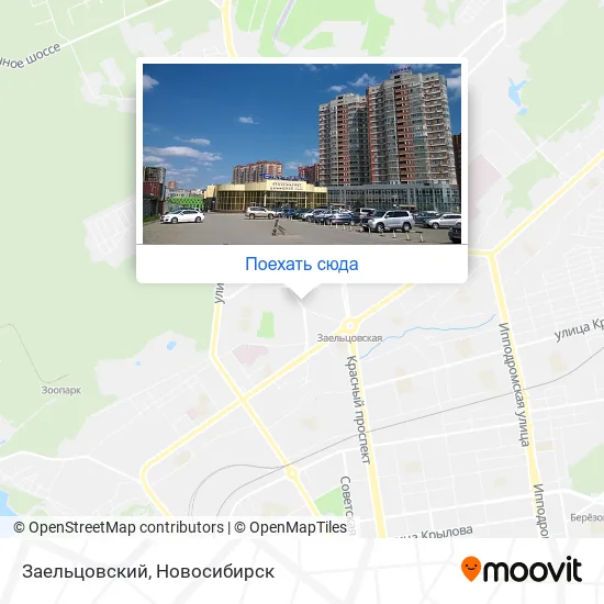 Карта Заельцовский