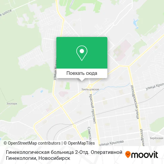 Карта Гинекологическая больница 2-Отд. Оперативной Гинекологии