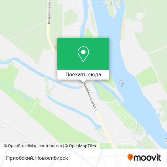 Карта Приобский