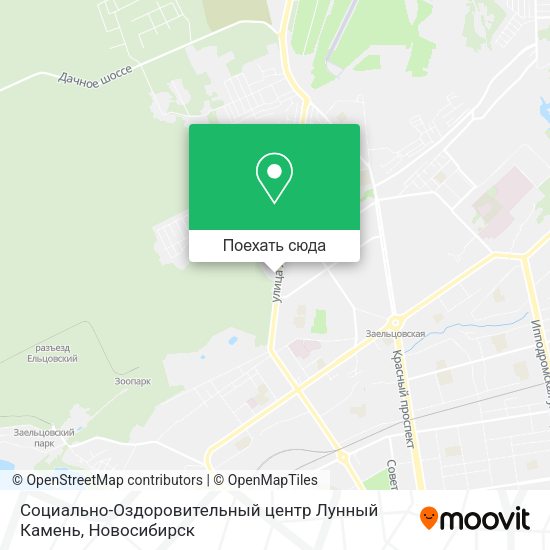 Карта Социально-Оздоровительный центр Лунный Камень