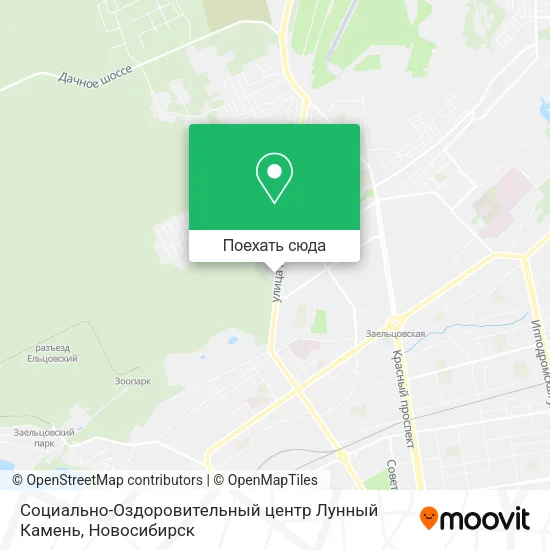 Карта Социально-Оздоровительный центр Лунный Камень
