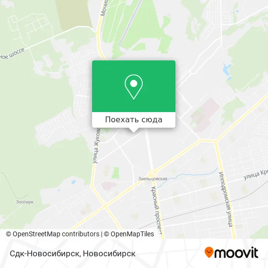 Карта Сдк-Новосибирск