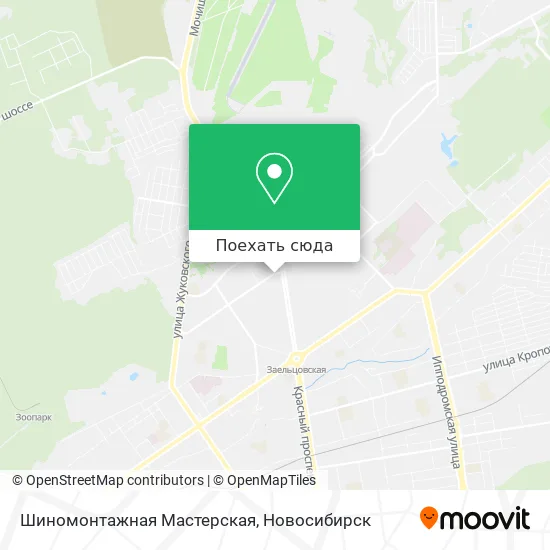 Карта Шиномонтажная Мастерская