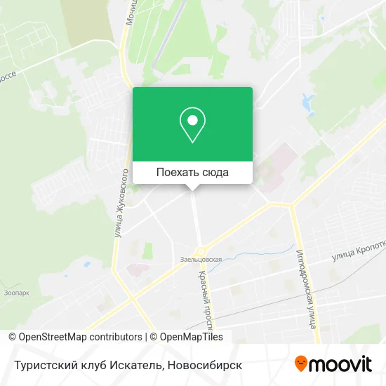 Карта Туристский клуб Искатель