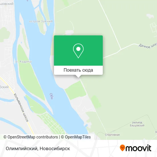 Карта Олимпийский