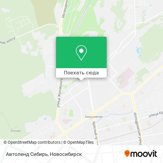 Карта Автоленд Сибирь