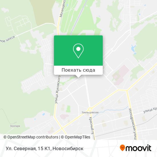 Карта Ул. Северная, 15 К1