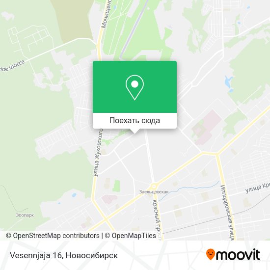 Карта Vesennjaja 16