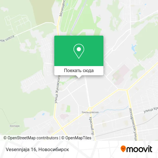 Карта Vesennjaja 16