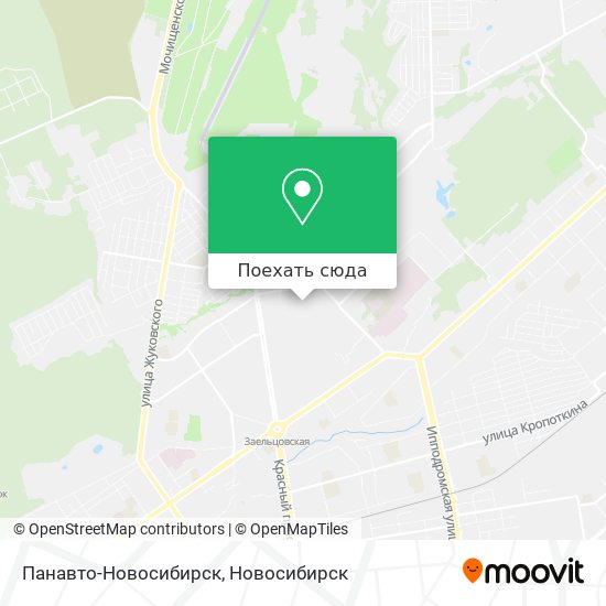 Карта Панавто-Новосибирск