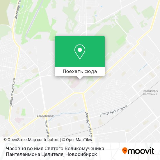 Карта Часовня во имя Святого Великомученика Пантелеймона Целителя