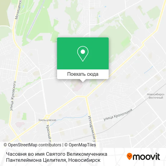 Карта Часовня во имя Святого Великомученика Пантелеймона Целителя