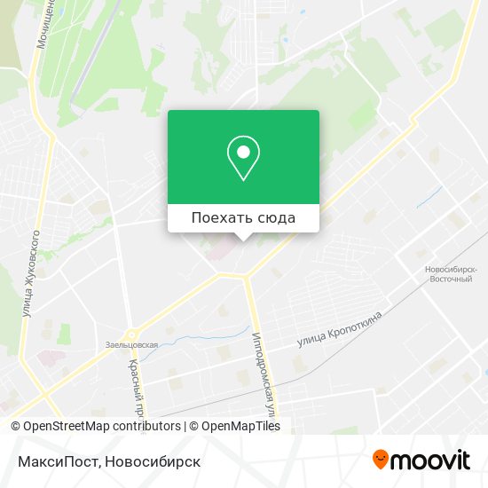 Карта МаксиПост