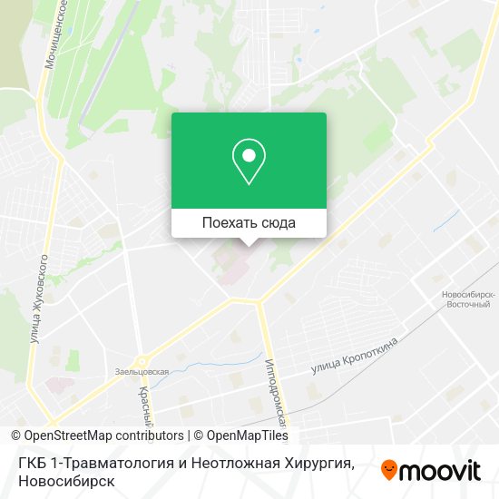 Карта ГКБ 1-Травматология и Неотложная Хирургия