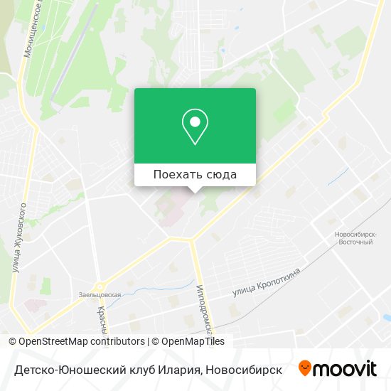 Карта Детско-Юношеский клуб Илария