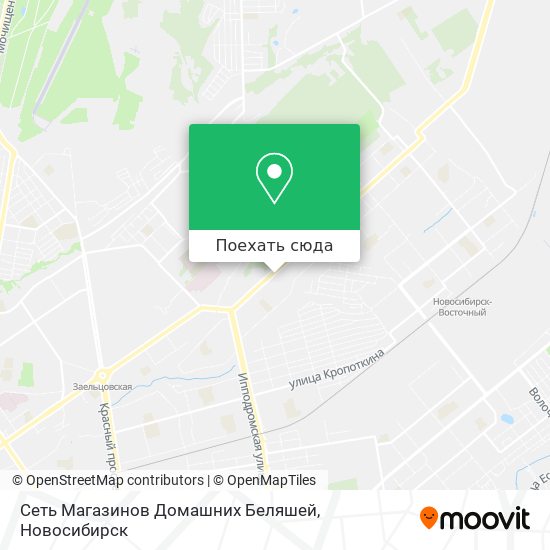 Карта Сеть Магазинов Домашних Беляшей