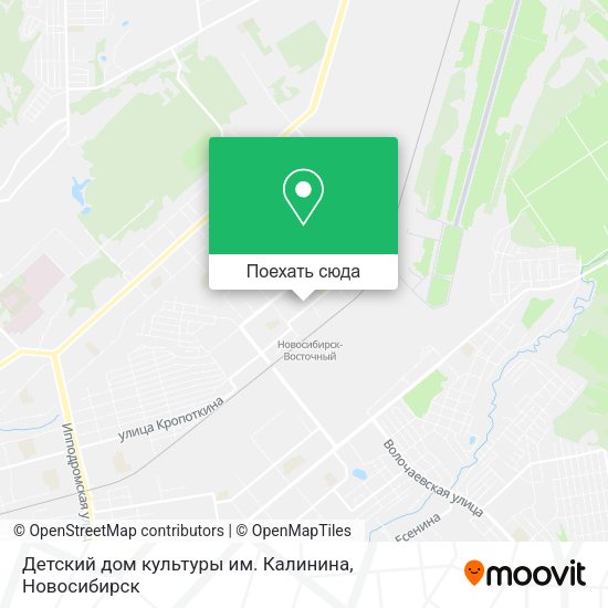 Карта Детский дом культуры им. Калинина
