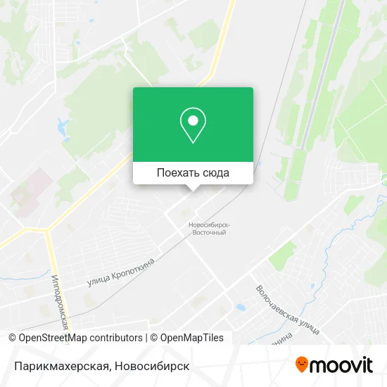 Карта Парикмахерская