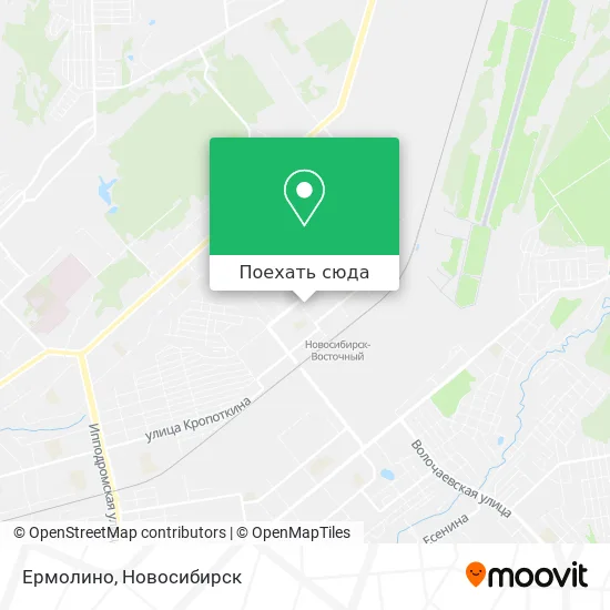 Карта Ермолино