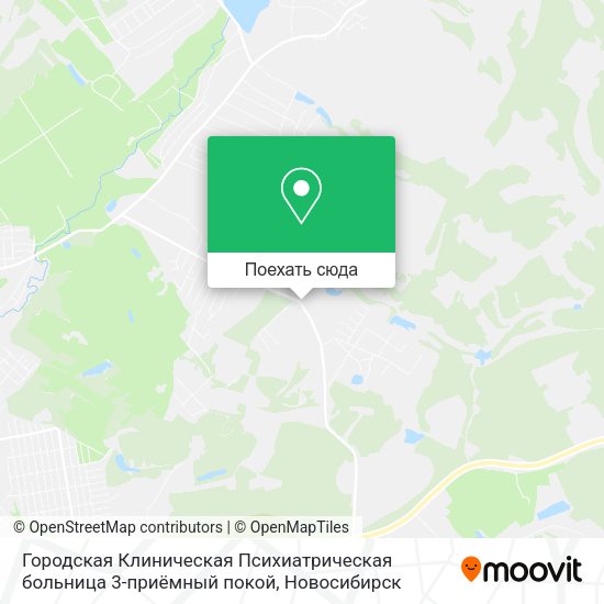 Карта Городская Клиническая Психиатрическая больница 3-приёмный покой