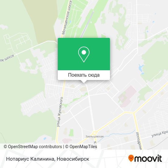 Карта Нотариус Калинина