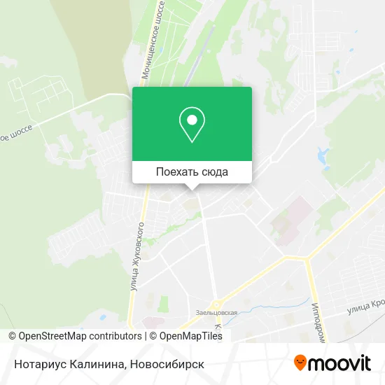 Карта Нотариус Калинина