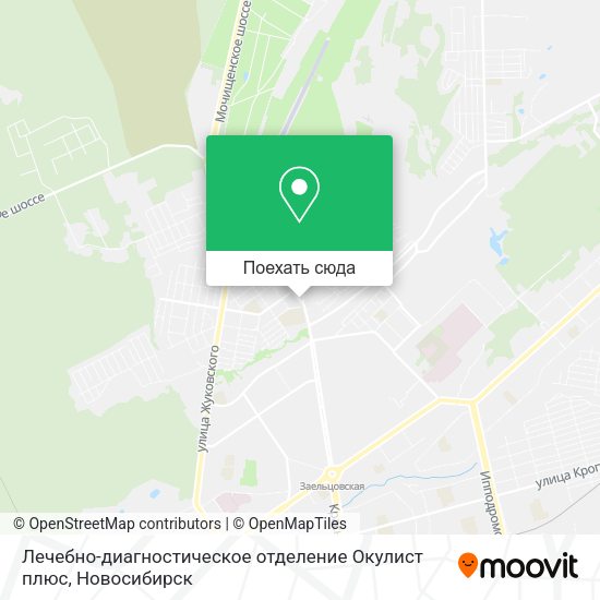 Карта Лечебно-диагностическое отделение Окулист плюс