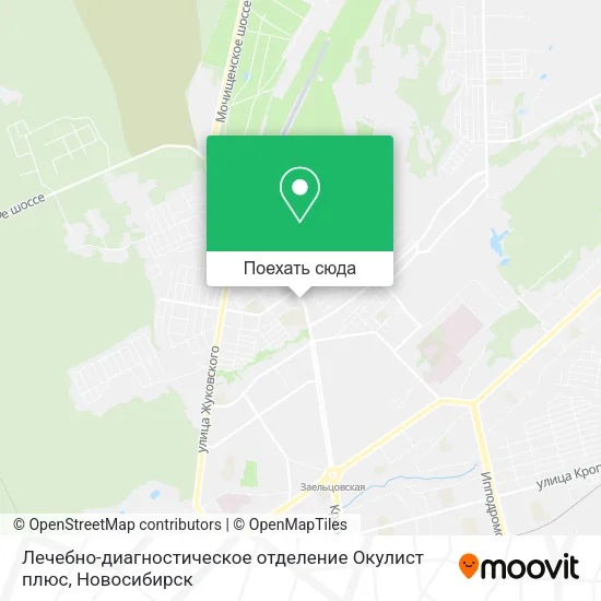 Карта Лечебно-диагностическое отделение Окулист плюс