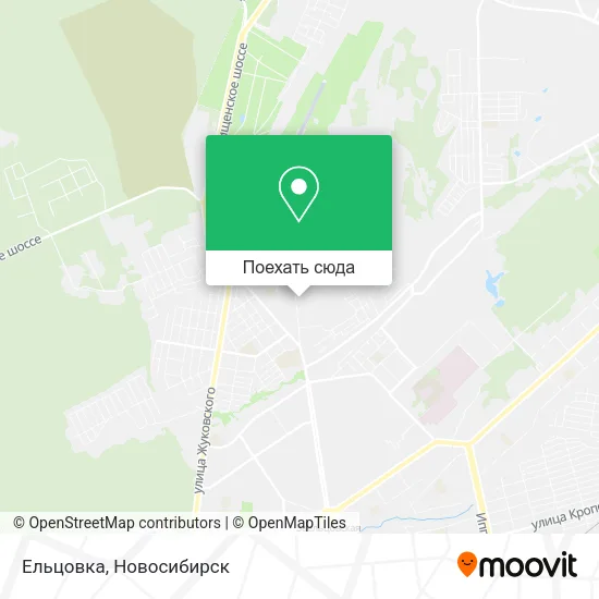 Карта Ельцовка