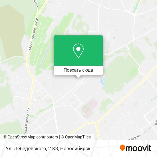 Карта Ул. Лебедевского, 2 К3