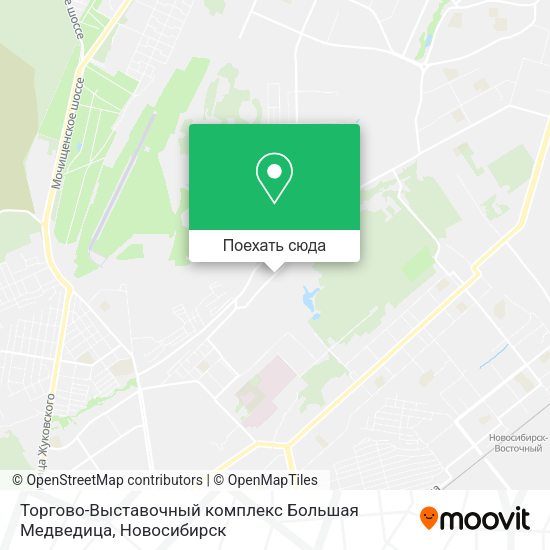 Карта Торгово-Выставочный комплекс Большая Медведица