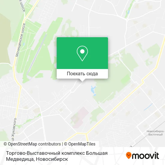 Карта Торгово-Выставочный комплекс Большая Медведица