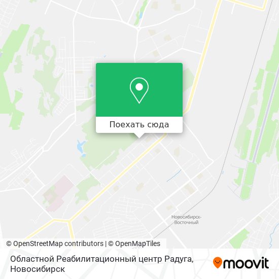 Карта Областной Реабилитационный центр Радуга