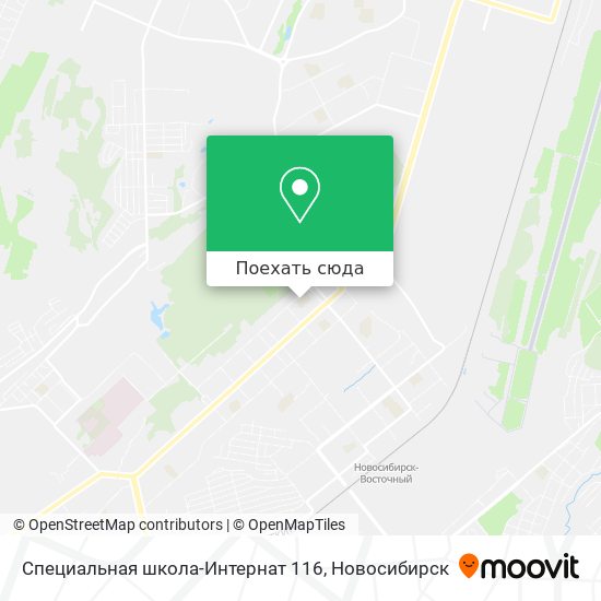 Карта Специальная школа-Интернат 116