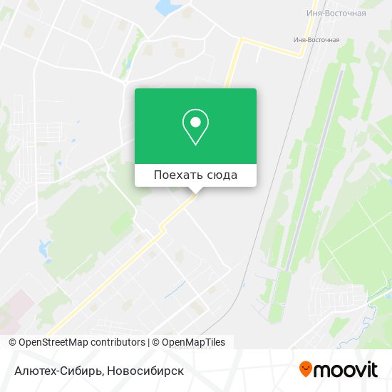 Карта Алютех-Сибирь