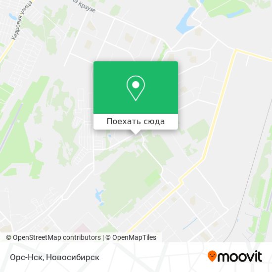 Карта Орс-Нск