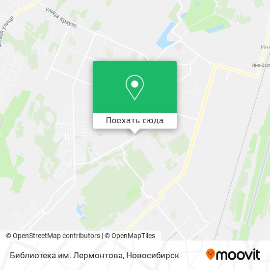 Карта Библиотека им. Лермонтова