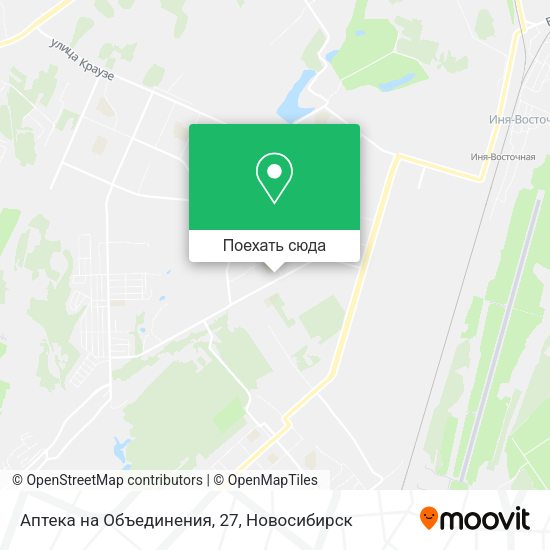 Карта Аптека на Объединения, 27