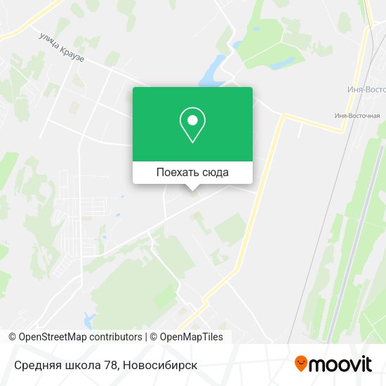 Карта Средняя школа 78