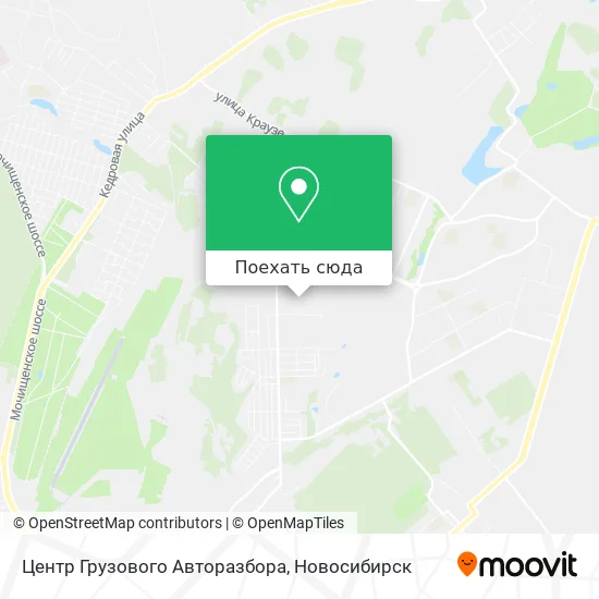 Карта Центр Грузового Авторазбора