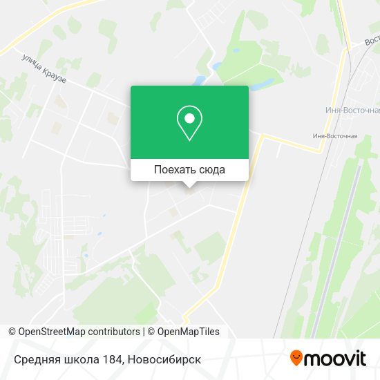 Карта Средняя школа 184