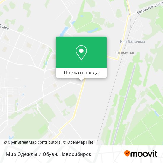 Карта Мир Одежды и Обуви
