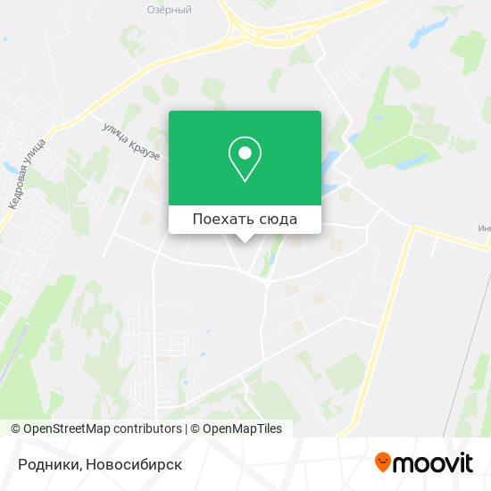 Карта Родники