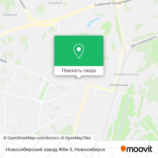 Карта Новосибирский завод Жби-3