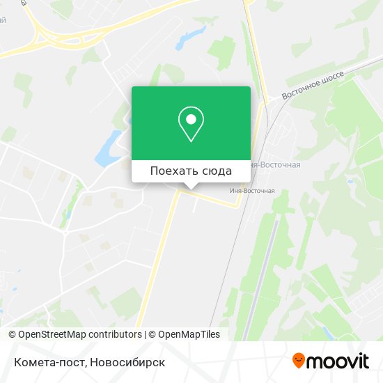 Карта Комета-пост