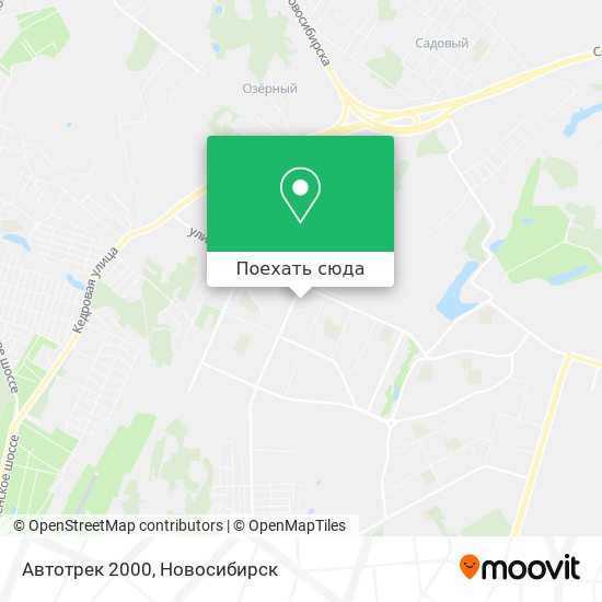 Карта Автотрек 2000