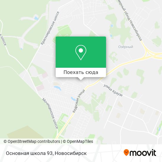Карта Основная школа 93