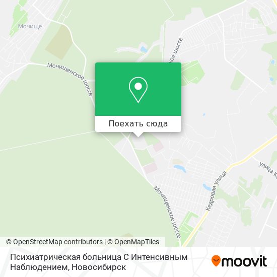 Карта Психиатрическая больница С Интенсивным Наблюдением